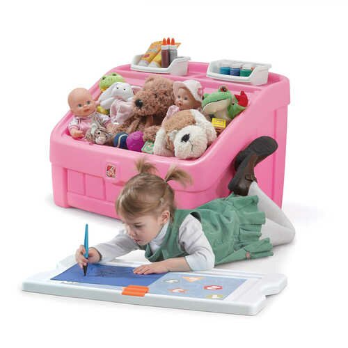 soft toy box with lid