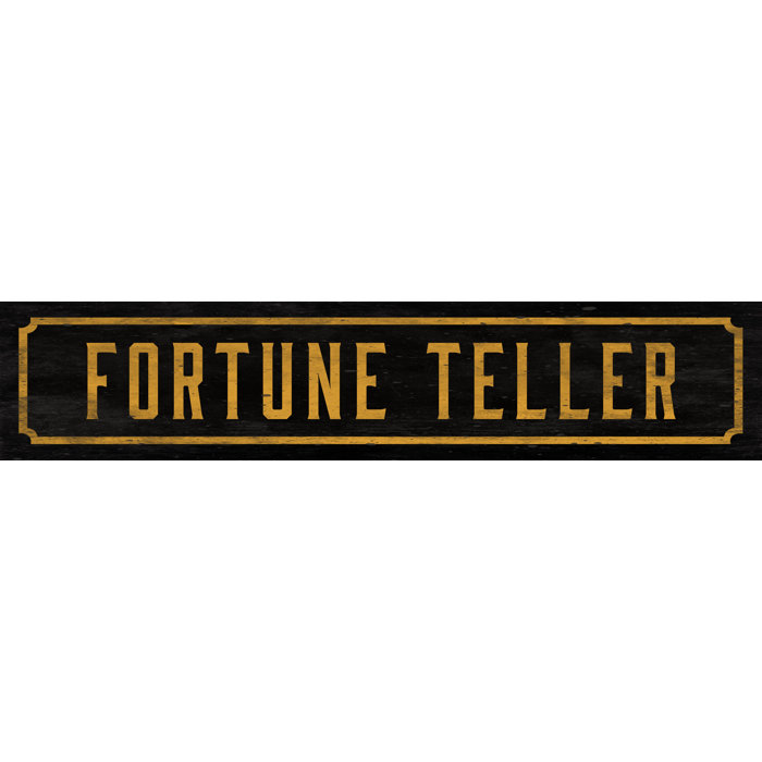 Watson Co Fortune Teller Street Sign Wall Decor Wayfair