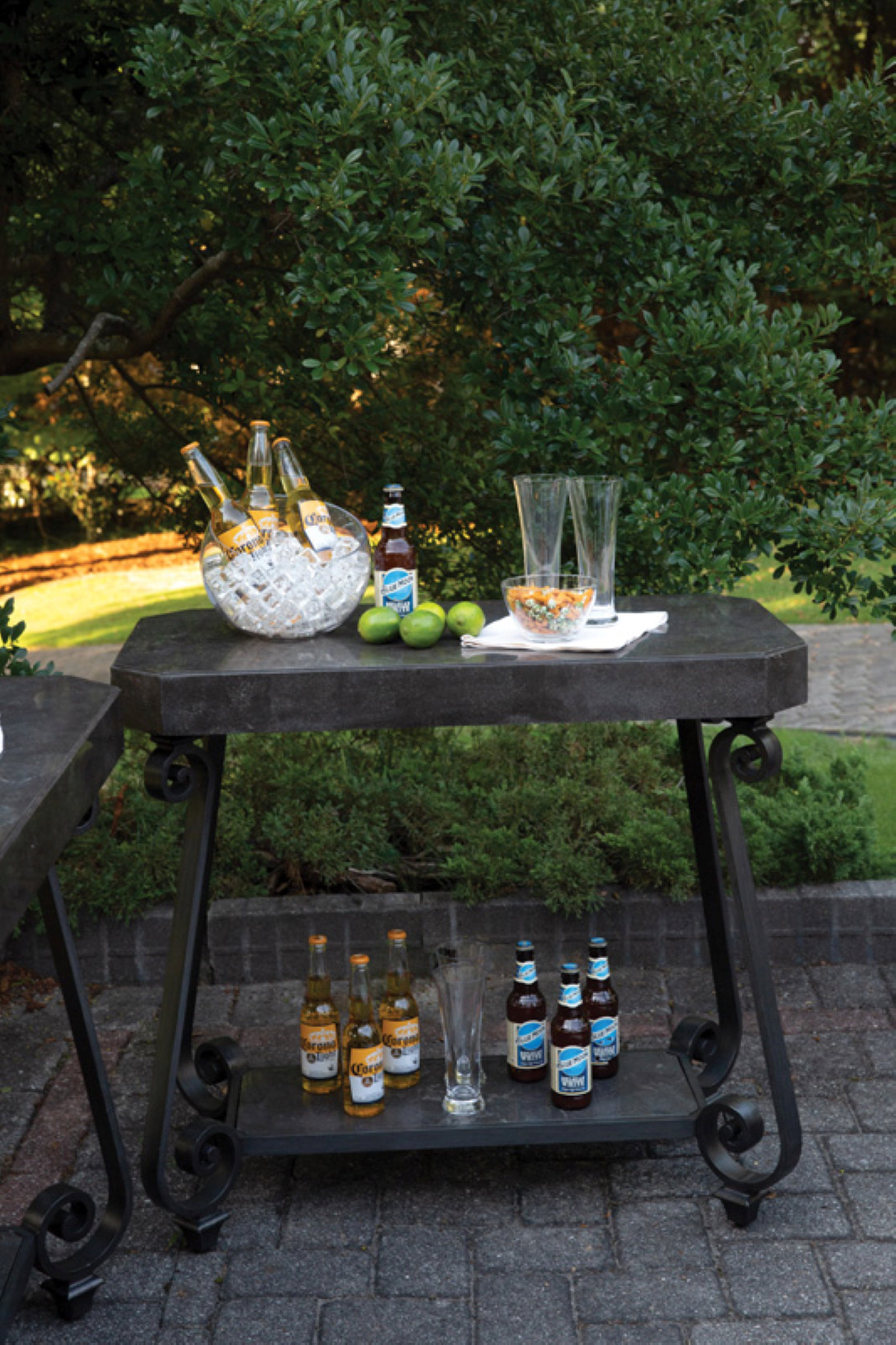 outdoor console table on Fleur De Lis Living Mukul Console Table Wayfair