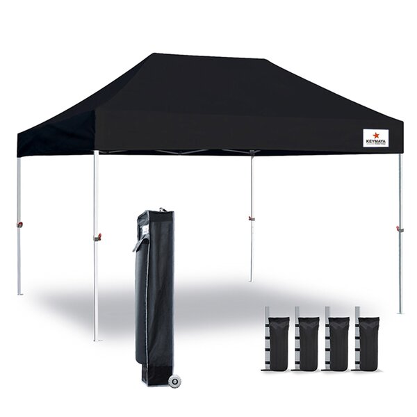 ABCCANOPY Commercial Ez Pop Up Canopy Tent 10x15 Premium-Series Black