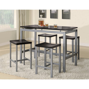 Burwinkel 5 Piece Counter Height Dining Set by