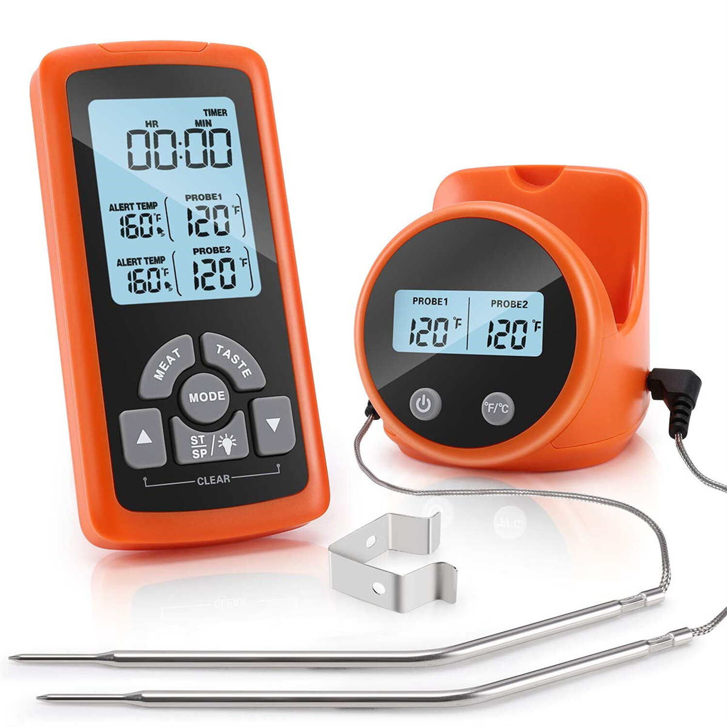Oven BBQ Meat It Wireless Thermometer and Cooking Sensor Meat Probe for Grill 