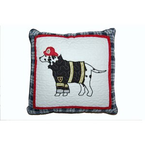 Dalmatian Fire Dog Decorative Cotton Throw Pillow