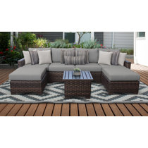 Grey Wicker Patio Furniture Wayfair