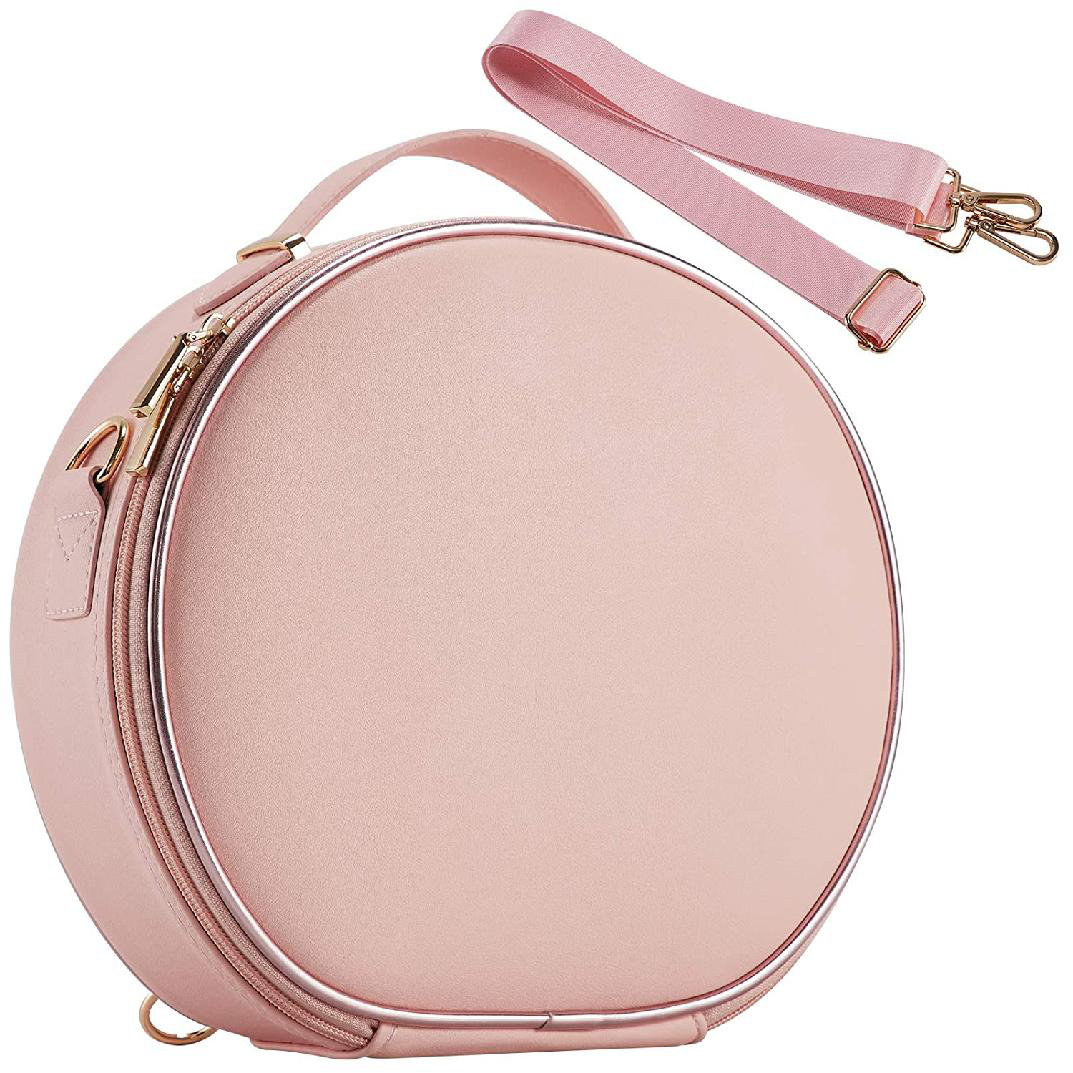 round makeup case