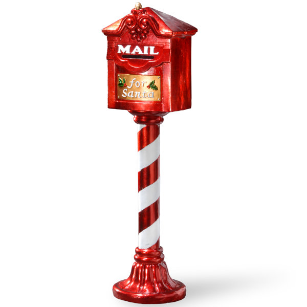 30 ideas to dress up your mailbox in a fairy tale look for this christmas The Holiday Aisle® Santa's Mailbox & Reviews | Wayfair