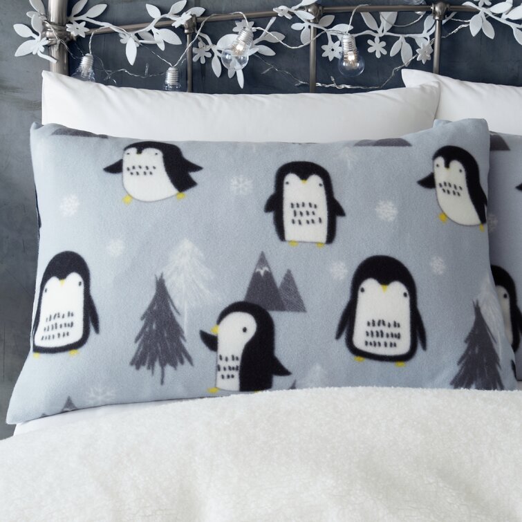 penguin fleece duvet cover