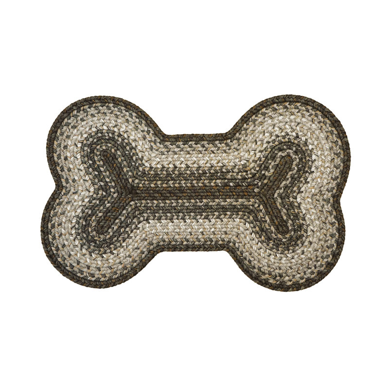 August Grove Jeff Oriental Hand Braided Gray Beige Area Rug Wayfair