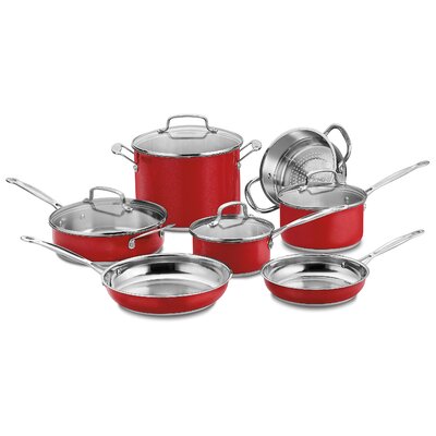 Chef's Classic Stainless Steel 11-Piece Cookware Set Cuisinart