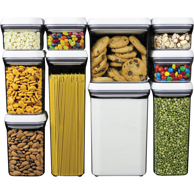 Oxo Pop 1 0 Container 10 Piece Food Storage Set Reviews Wayfair
