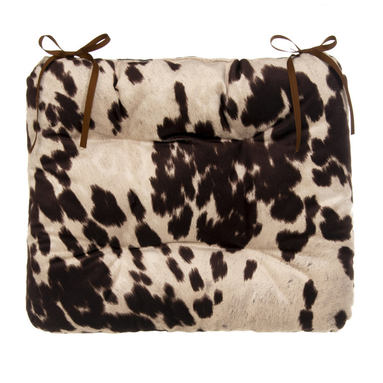 cowhide bench cushion