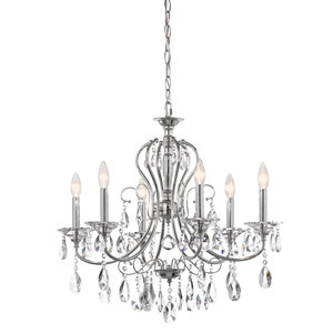 Jules 6-Light Crystal Chandelier