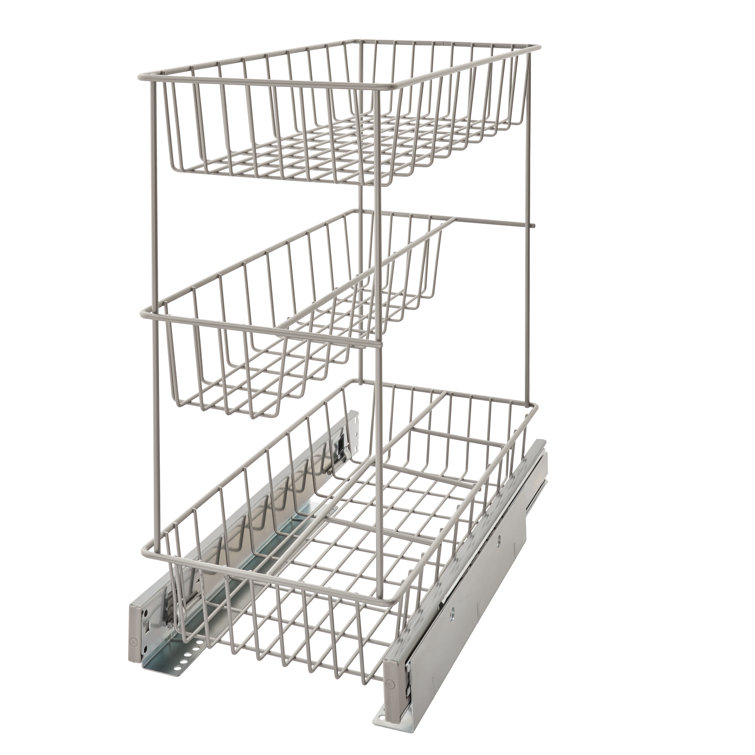 Closetmaid 3 Tier Compact Kitchen Cabinet Pull Out Drawer Reviews Wayfair