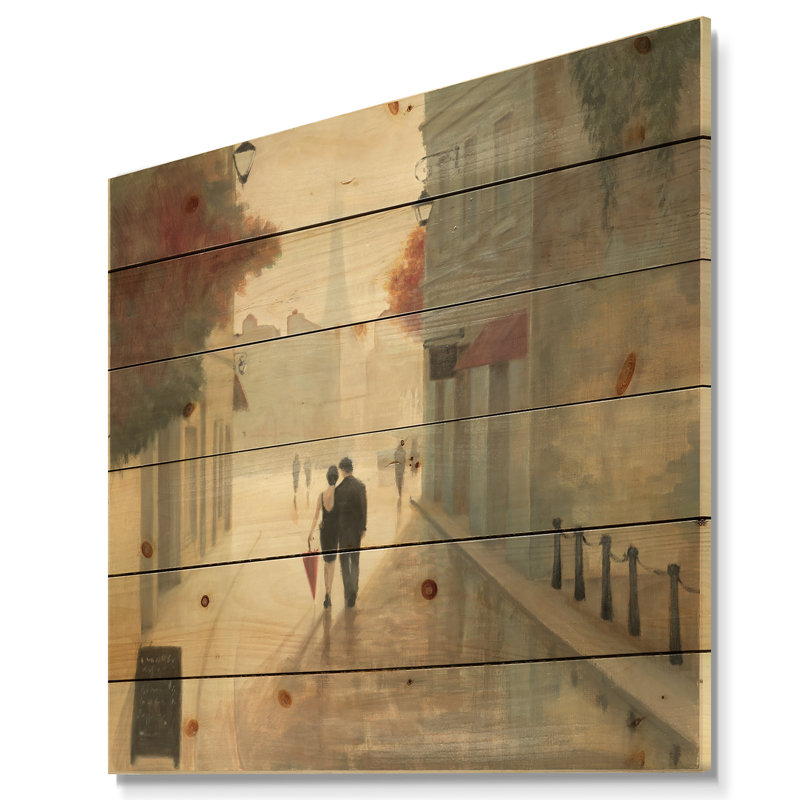East Urban Home Romantic French Country Paris Romance Couples Ii