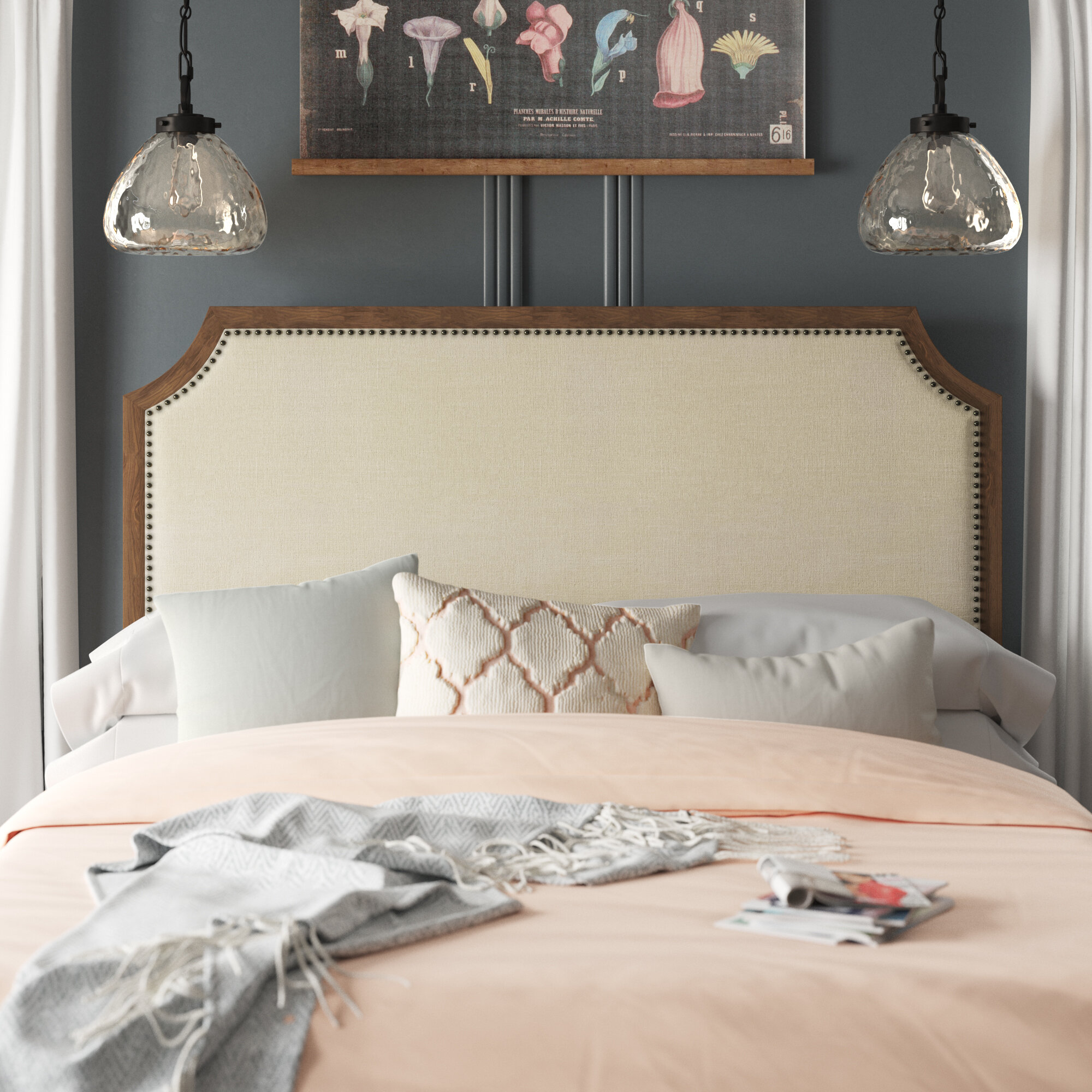 Ailey Upholstered Panel Headboard