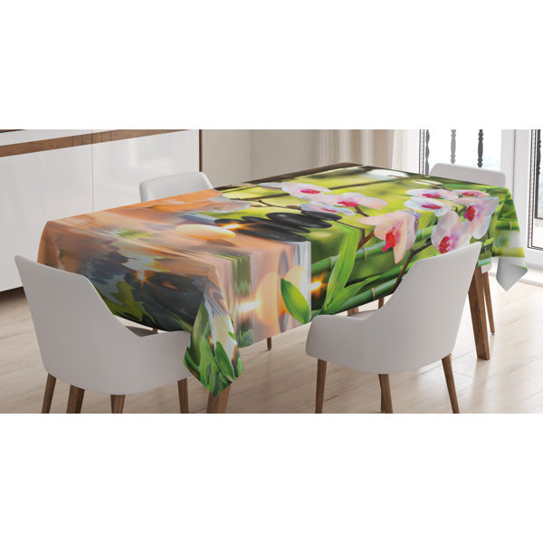 East Urban Home Ambesonne Spa Tablecloth Mage Theme With East Urban Home Ambesonne Spa