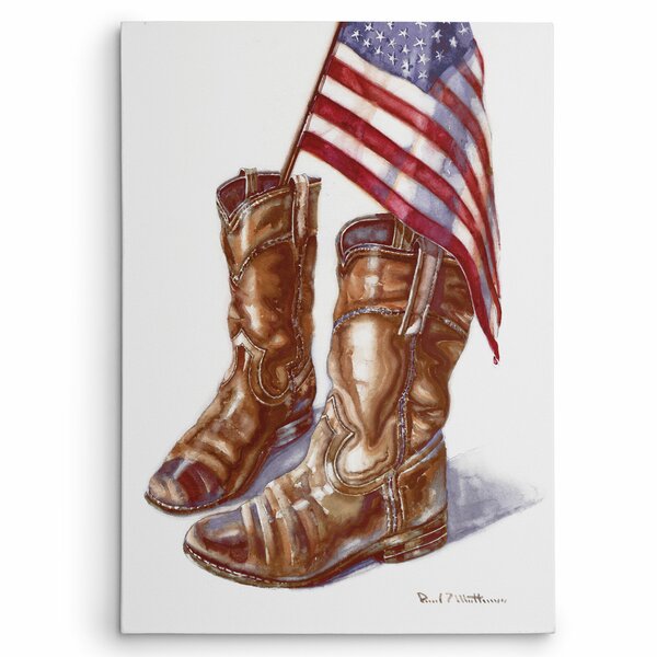 cowboy boots painting