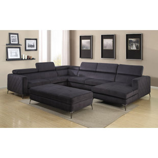 Terrell Sectional With Ottoman by Orren Ellis Bargain