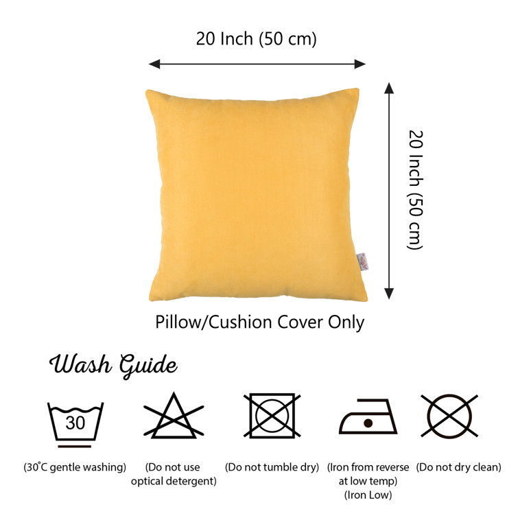 pillow cover dimensions