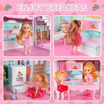 2pcs Baby s Doll Pacifier Feeding Nursery Room Dollhouse Girl Gift Toy SK