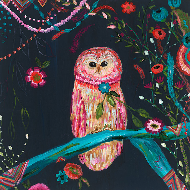 Greenbox Art Wheatpaste Nocturnal By Bari J Painting Print On