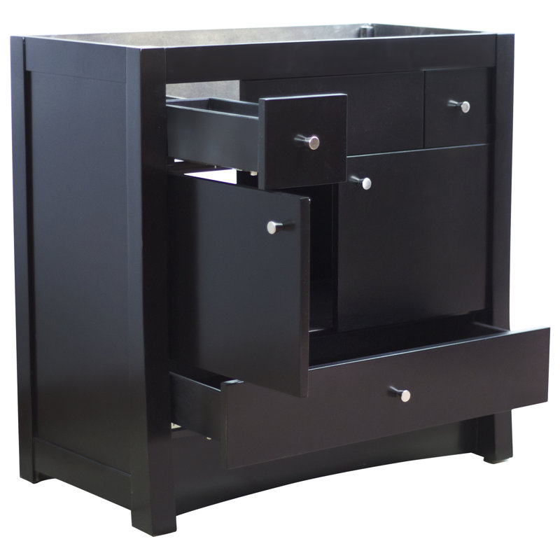 Red Barrel Studio Ena Transitional Floor Mount 35 5 Single Bathroom Vanity Set Wayfair