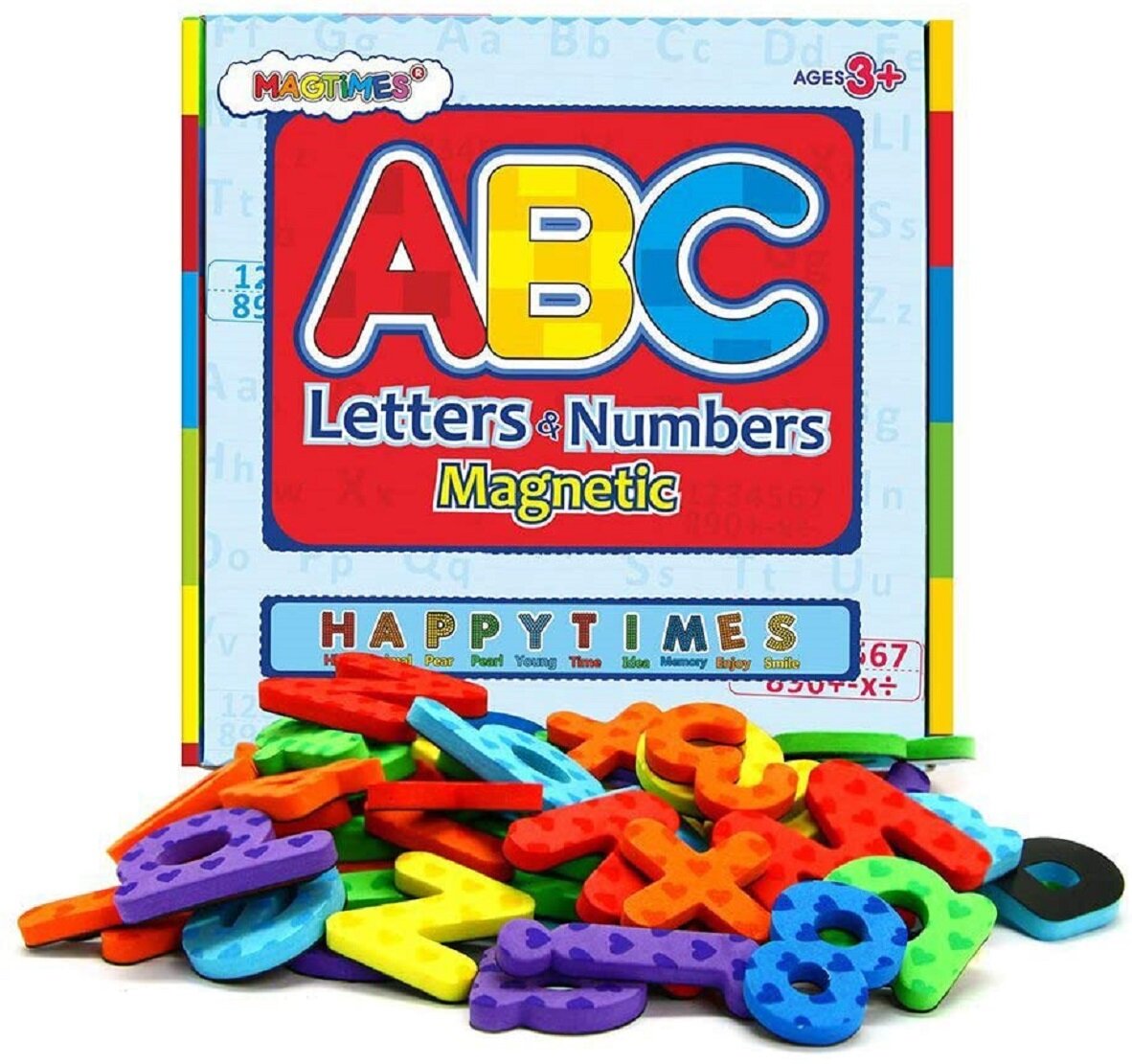 52 Pcs Fridge Magnetic Alphabet Letters A-Z Alphabet Numbers Kids Learning Gifts 
