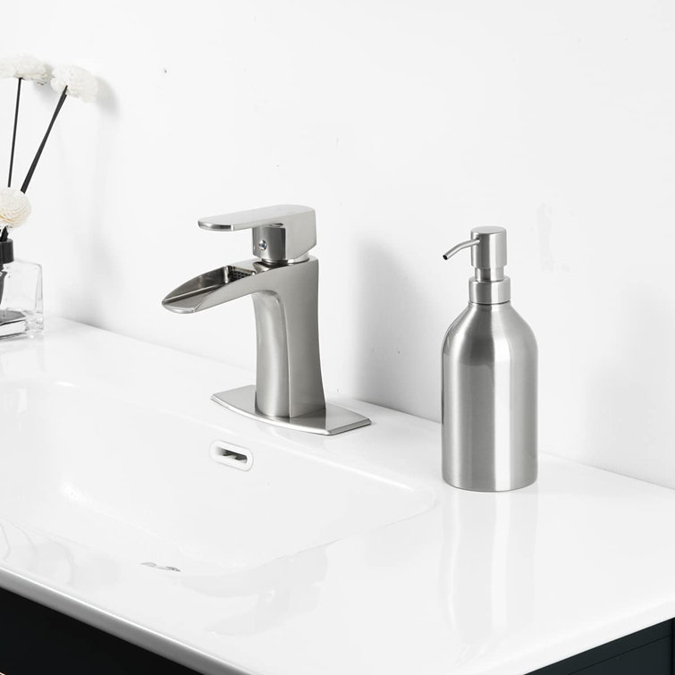 New SUS Brushed Nickel Soap Dish Holder Bathroom With Glass Shower Soap Dish 