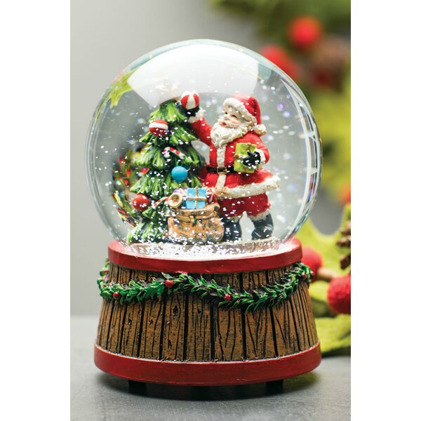 personalised baby's first christmas snow globe