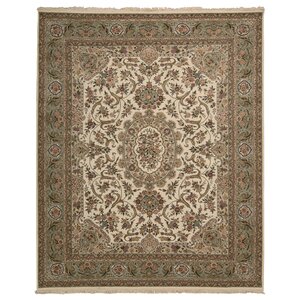 Beason Hand-Woven Ivory Area Rug