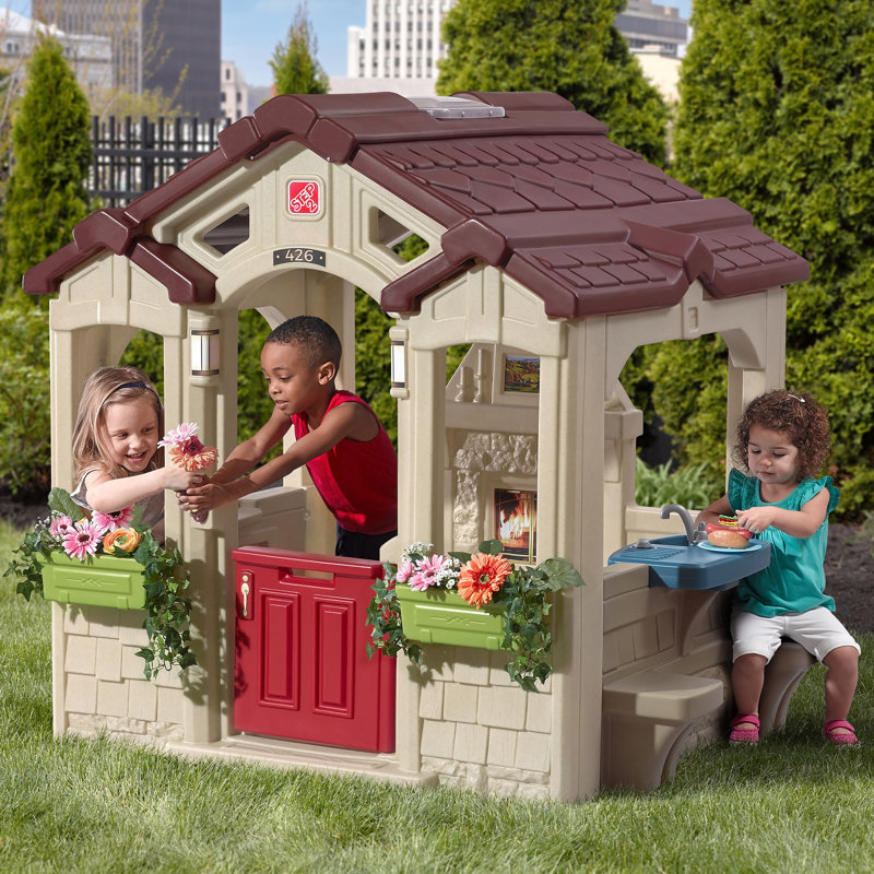 Step2 Charming Cottage 4 89 X 4 18 Playhouse Reviews Wayfair