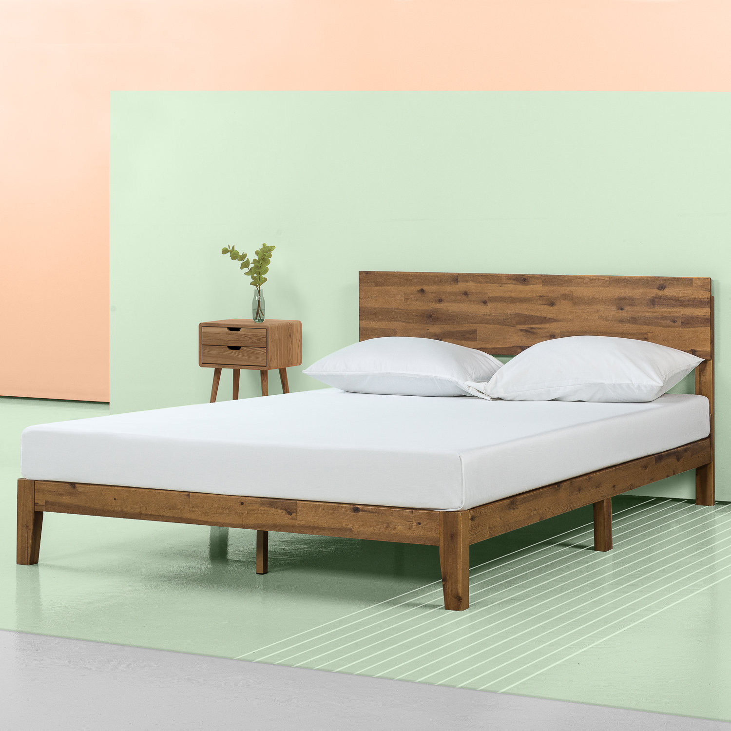 Union Rustic Tara Low Profile Platform Bed & Reviews | Wayfair