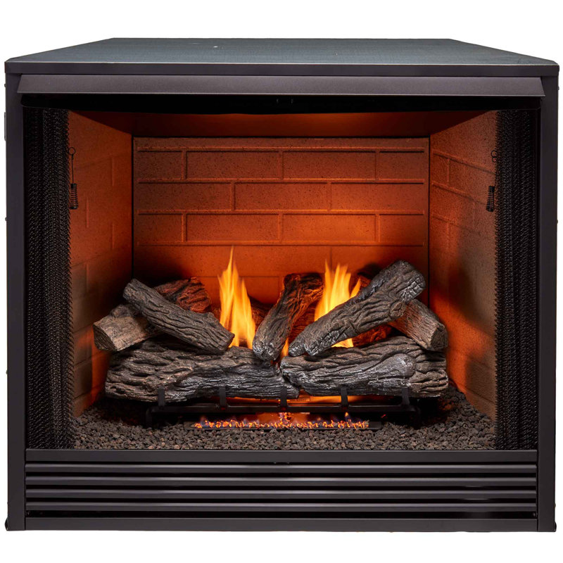 Procom Heating Universal Vent Free Natural Gas Propane Fireplace Insert Reviews Wayfair