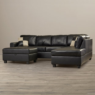 Go to store & view more images Corporate Reversible Sectional with Ottoman by Andover Mills