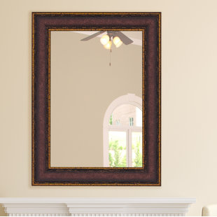 Grand Classique /él/égant biseaut/é Dor/é R/ésine Robe Miroir