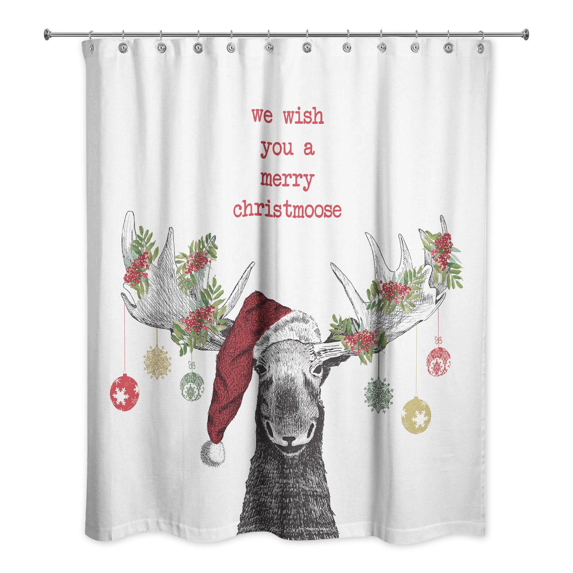 moose shower curtain