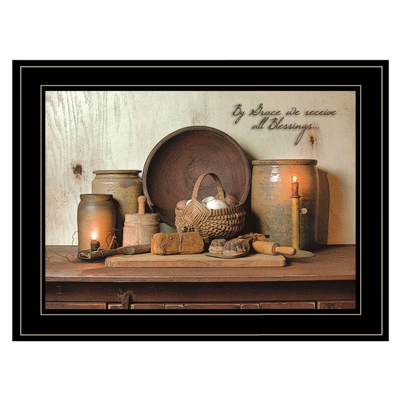 August Grove® 'By Grace' by Susie Boyer - Picture Frame Photograph ...