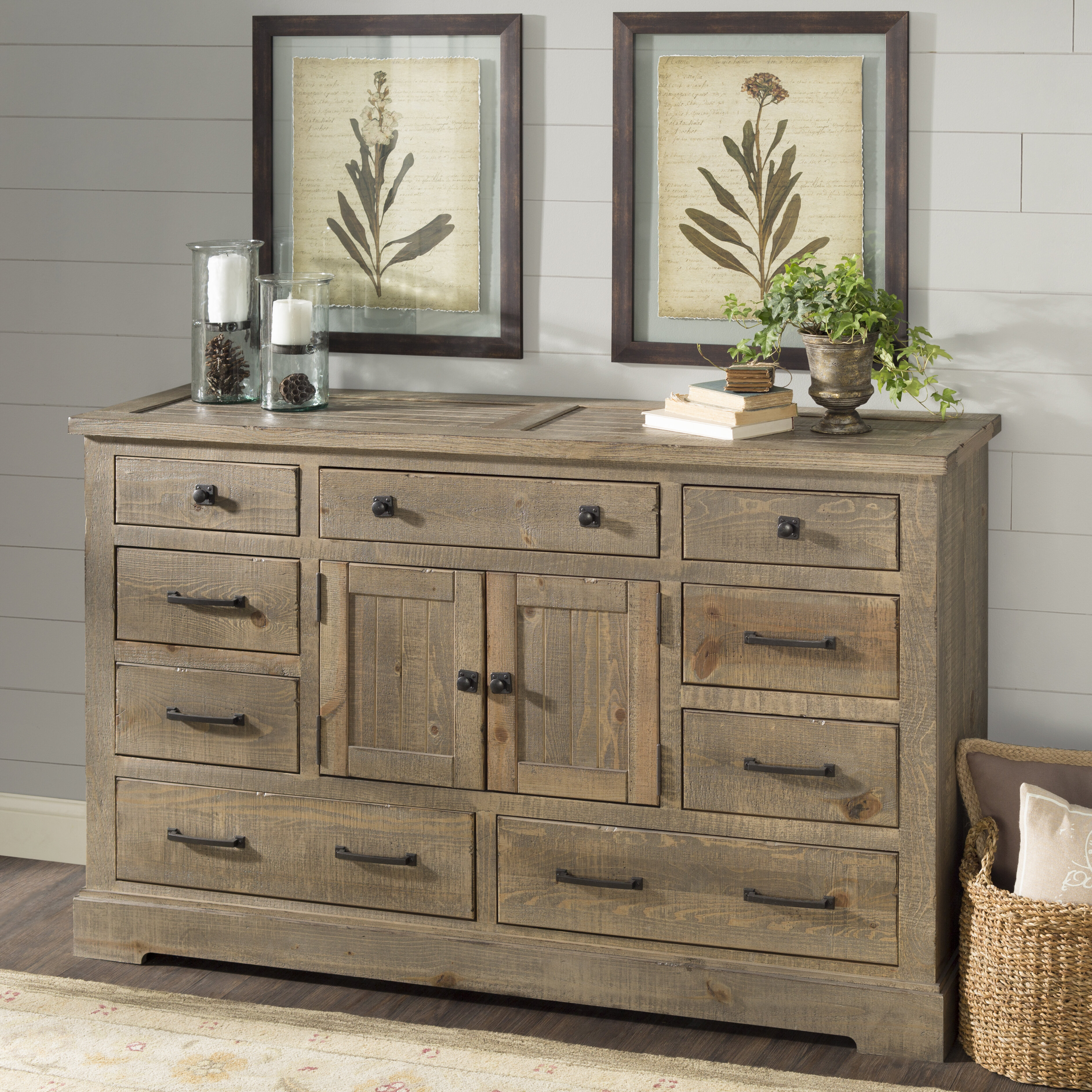 Wanston 9 Drawer Combi Chest Reviews Birch Lane