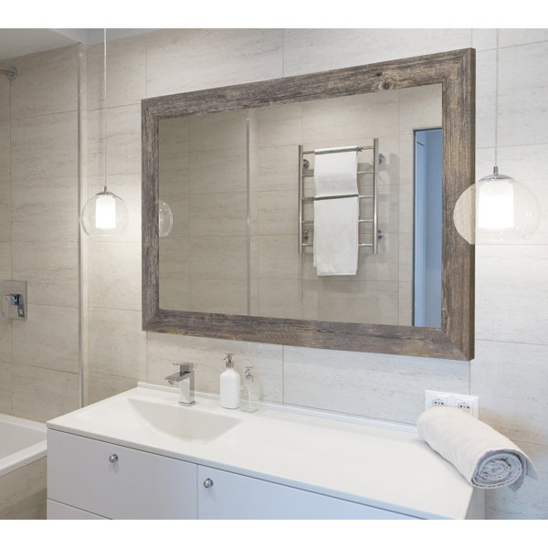 Pretty simple diy drift wood mirror: driftwood mirror