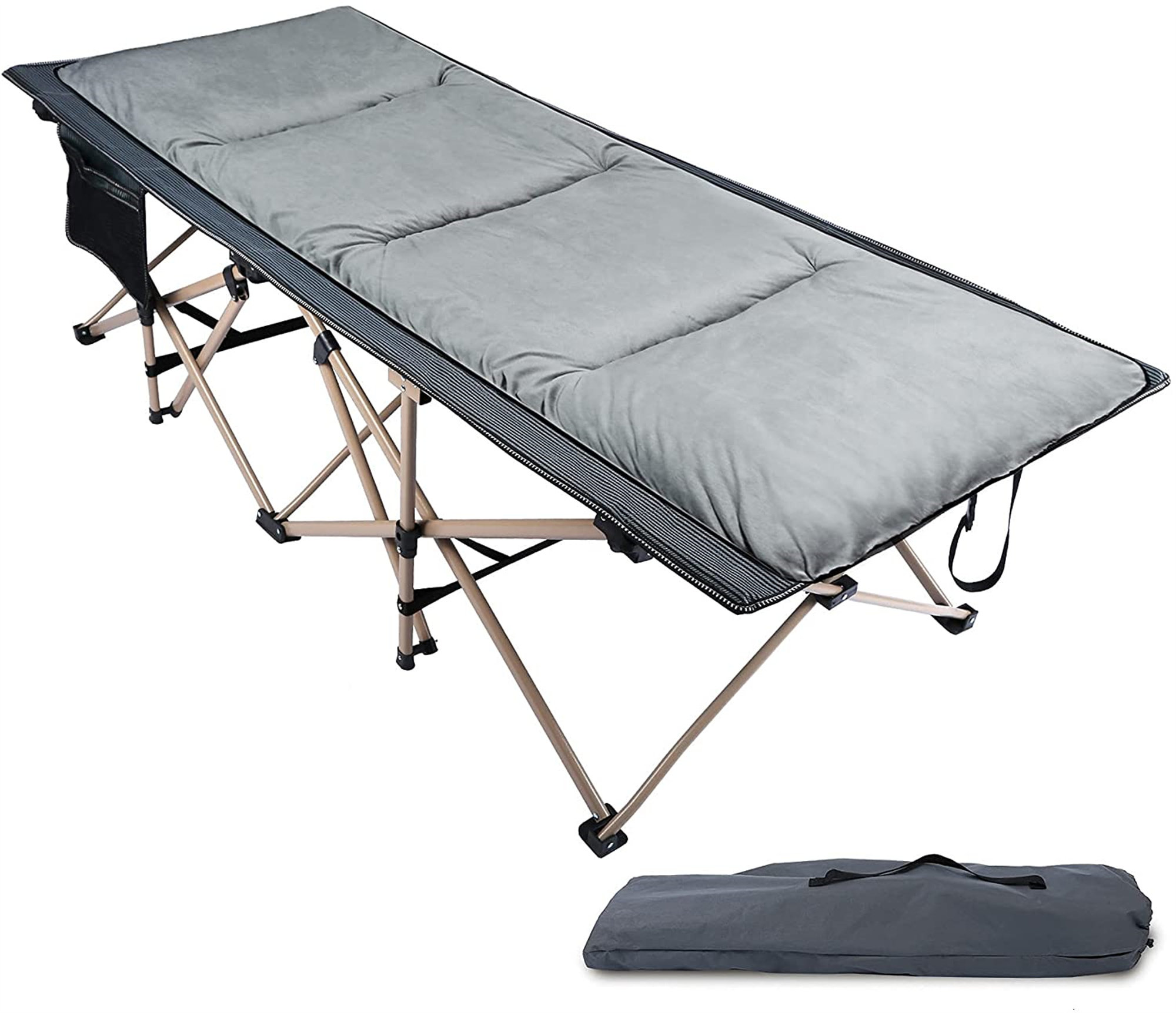 Blue Gray Green REDCAMP Folding Camping Cots for Adults Heavy Duty 28-33 Extra Wide Sturdy Portable Sleeping Cot for Camp Office Use 
