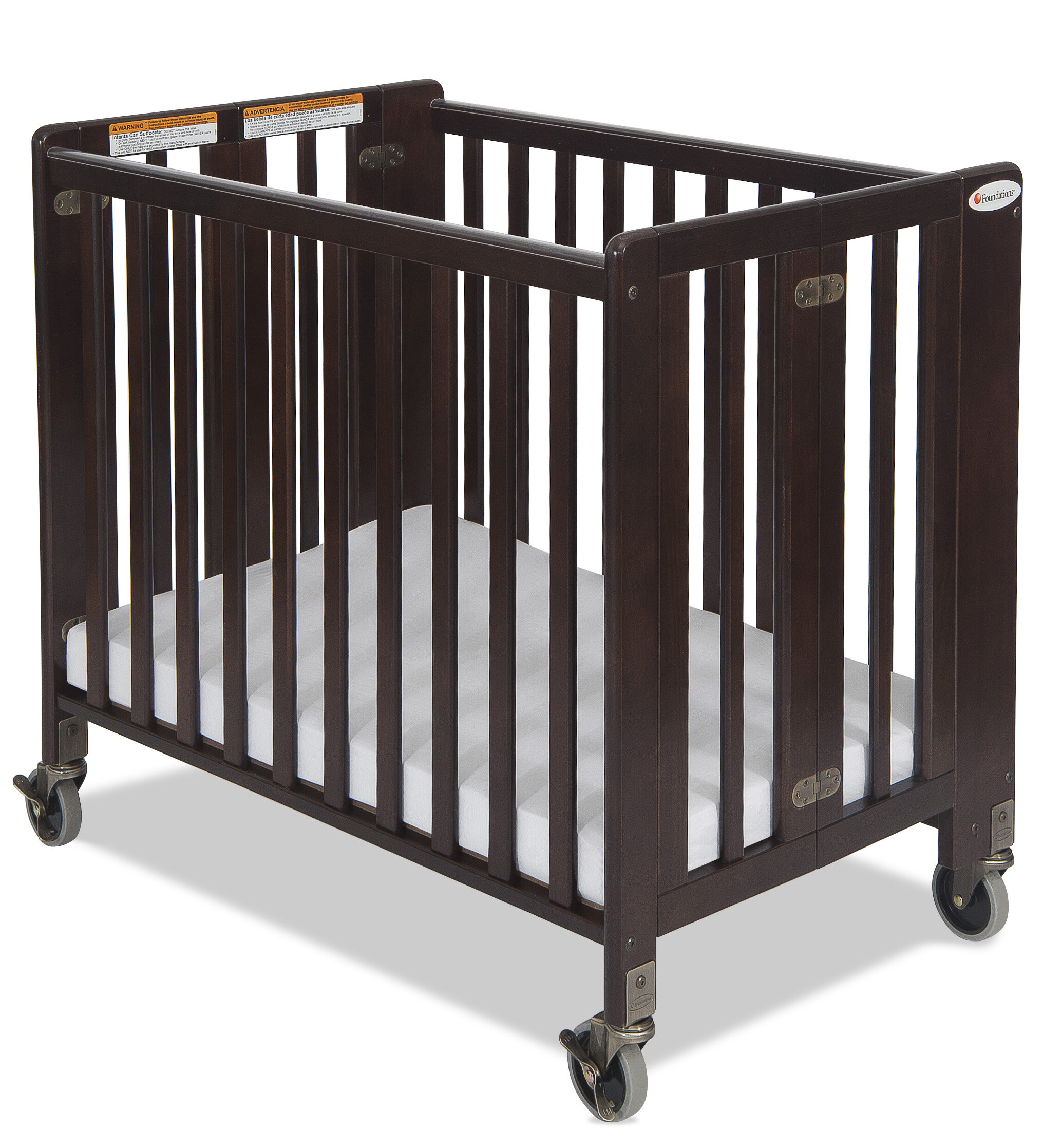 Foundations Hideaway Mini Portable Crib With Mattress Reviews