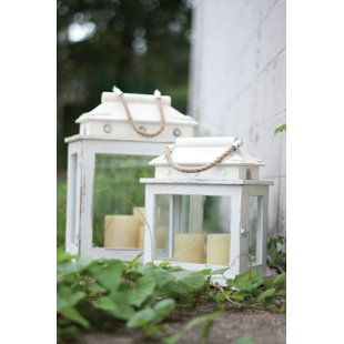 Best Seton Lanterns (Set of 2) By Birch Lane™ Outdoor Lighting Seton Lanterns (Set of 2) By Birch Lane™ Outdoor Lighting