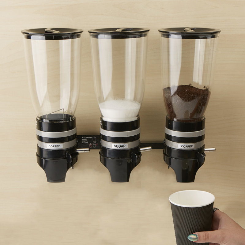 wall mounted tea coffee sugar
