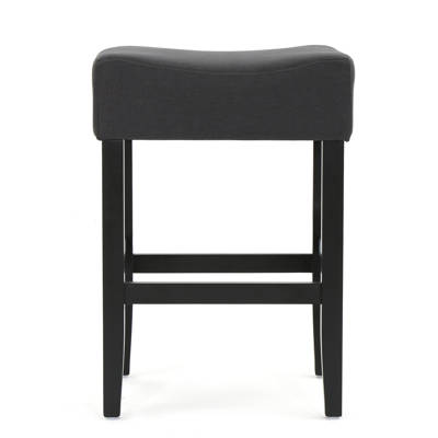 Laude Run Chamness Backless Fabric Counter 26 Bar Stool Chamness Backless Fabric Counter 26 Bar Stool
