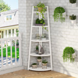 Athziri 70.07'' H x 25.95'' W Corner Bookcase by Latitude Run®