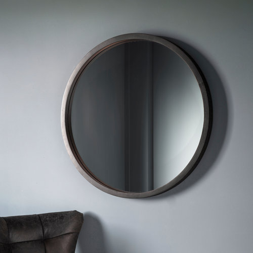 Cassilyn Accent Mirror Mercury Row Finish: Mat Black Charcoal