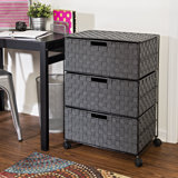 Black Storage Drawers