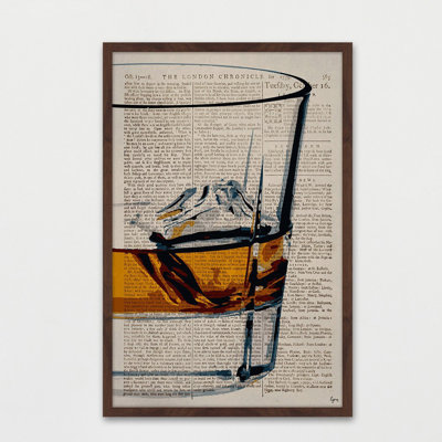 One Cube by Eyre Tarney - Picture Frame Graphic Art Print size: 29x 31