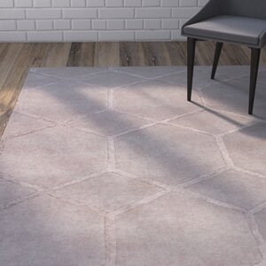 Amado Hand-Tufted Silk Beige Area Rug