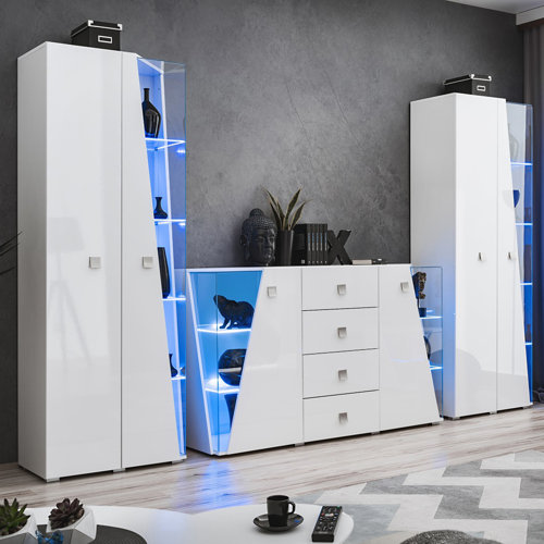 Orren Ellis Tito Entertainment Center For Tvs Up To 65 Wayfair